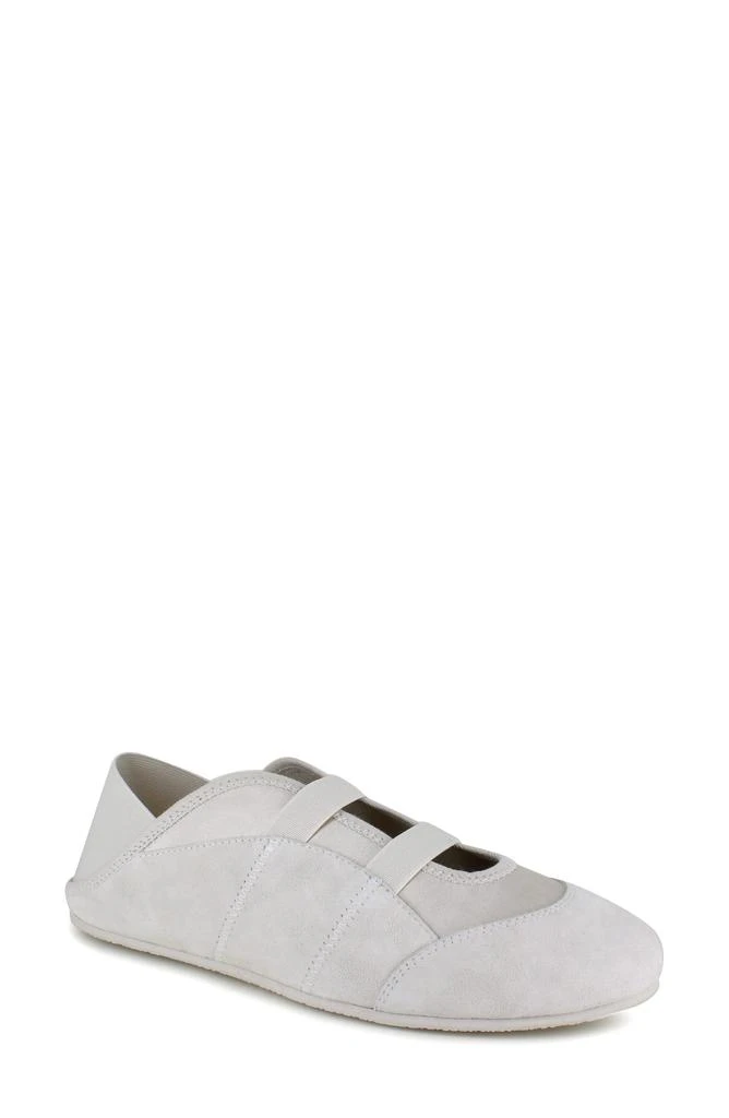 Splendid Jena Suede & Satin Flat 1