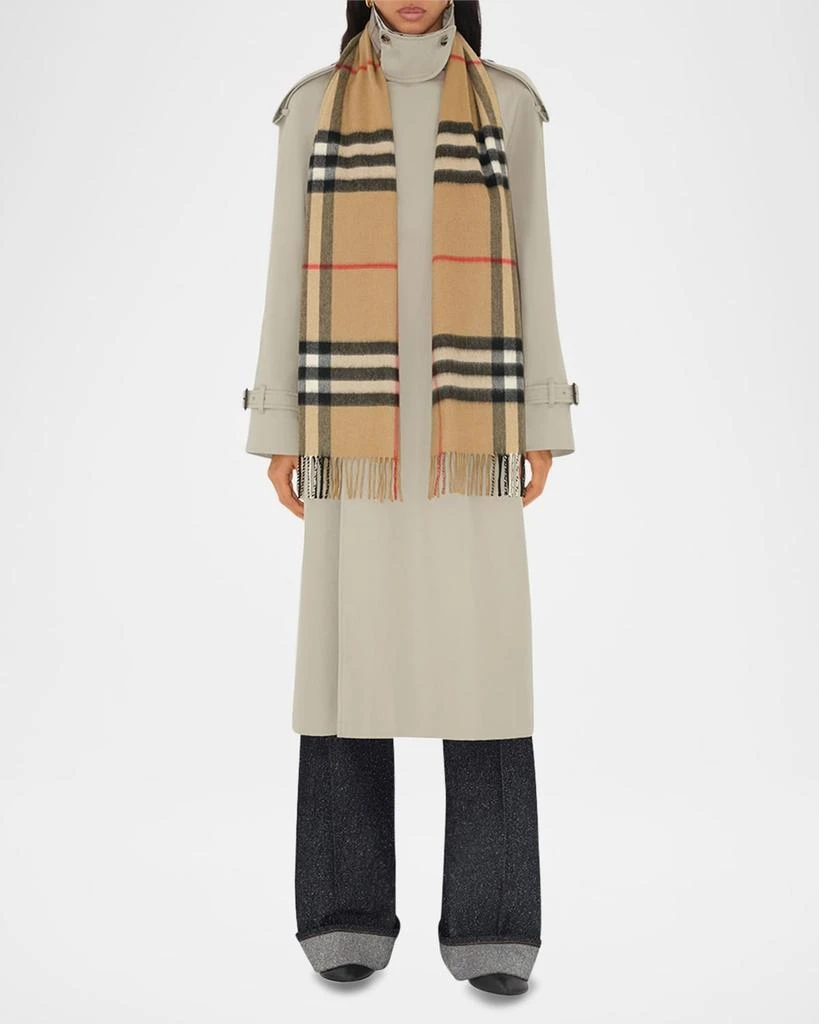 Burberry Giant Check Cashmere Scarf 2