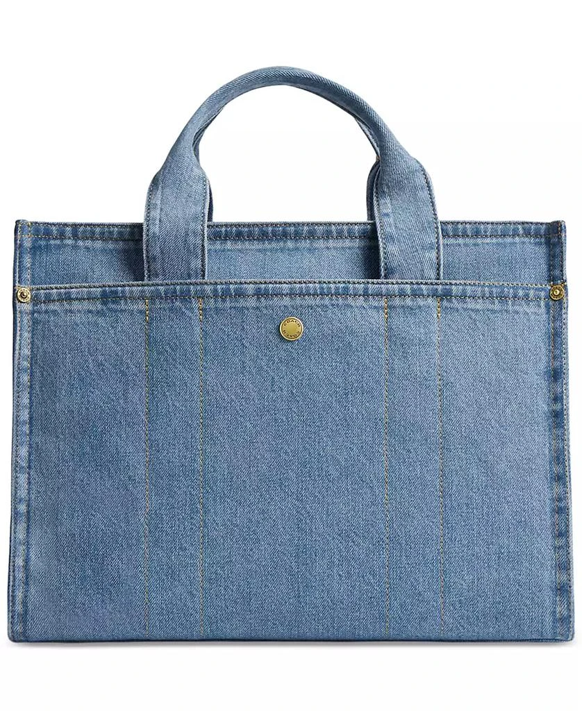 Coach Denim Cargo Tote 2