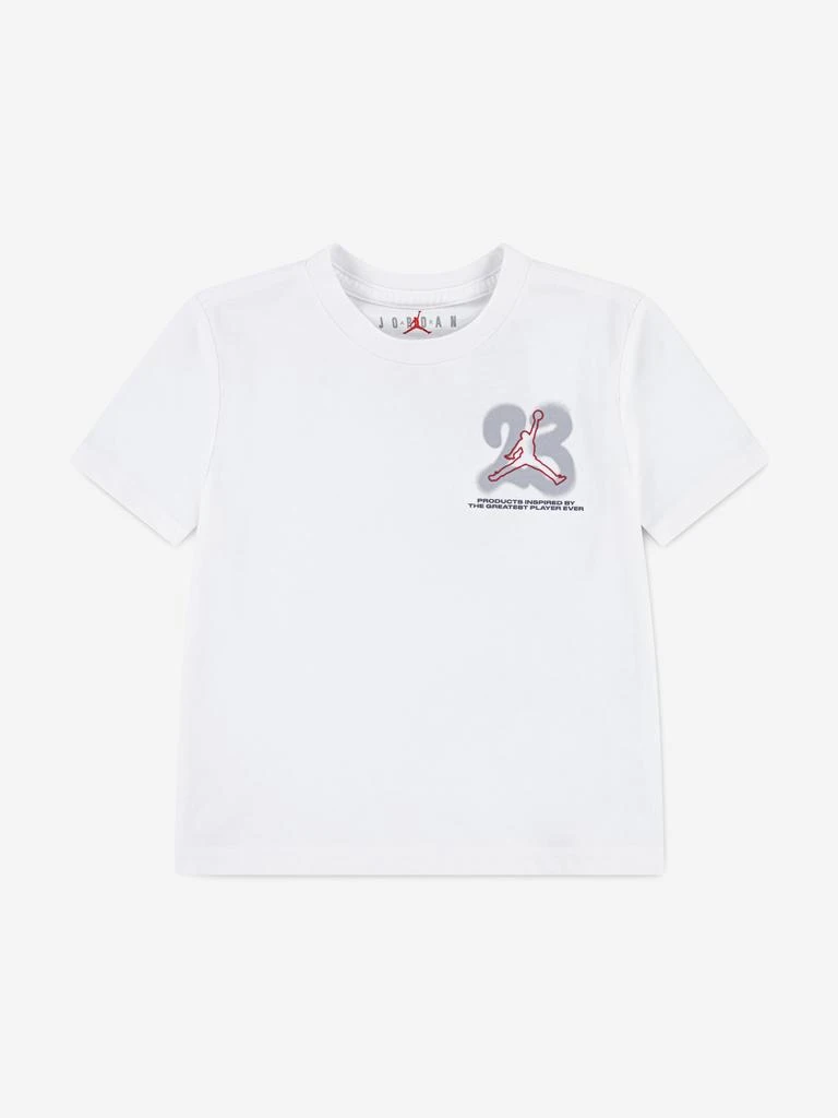 Jordan Jordan Boys 23 Throw Up T-Shirt in White