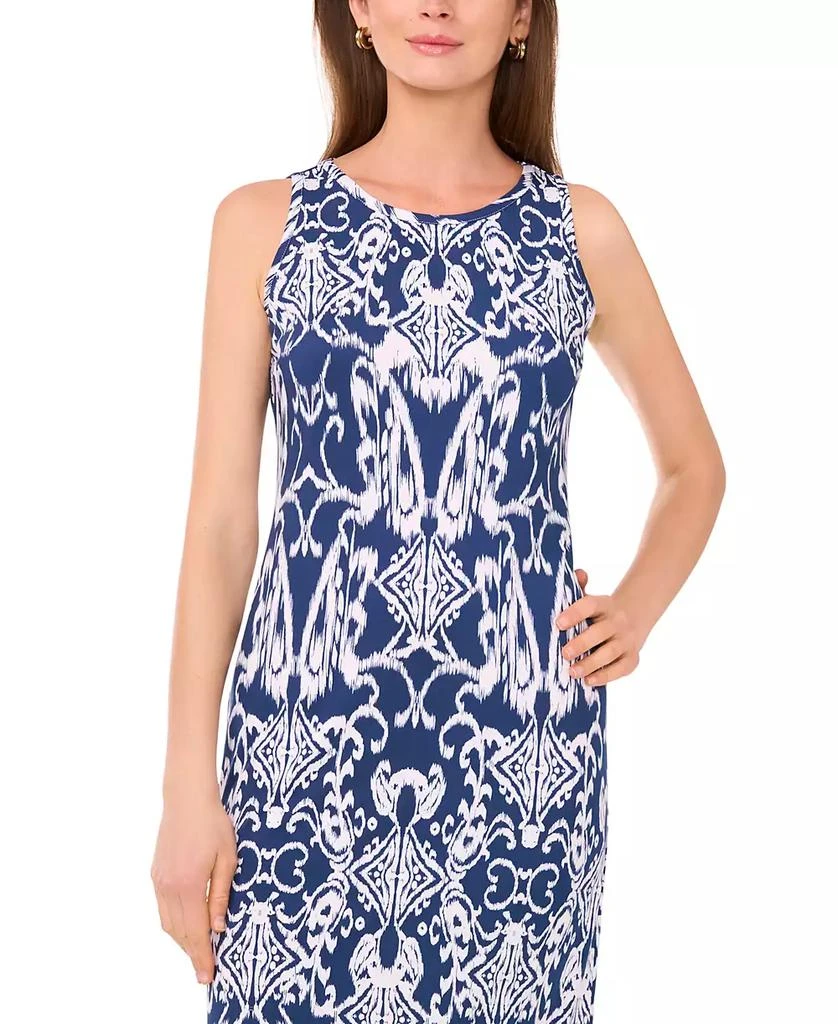 MSK Petite Printed Keyhole-Back Sleeveless Maxi Dress 3