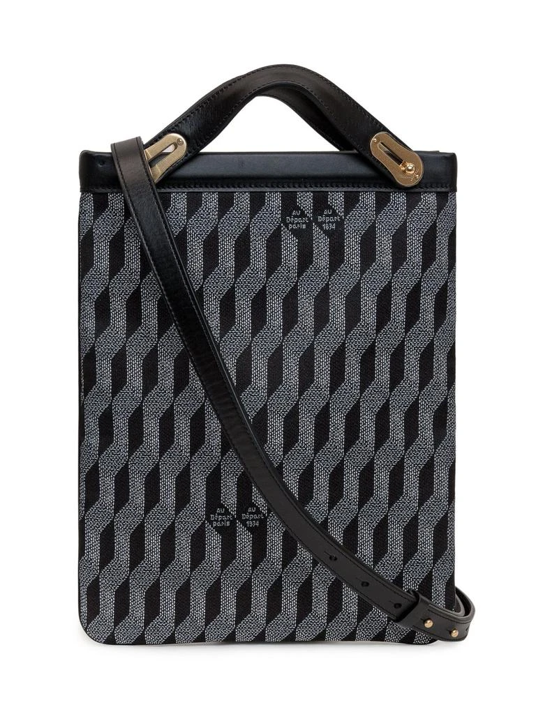 Au Départ Au Départ Elysées Reflex Logo Printed Tote Bag 4