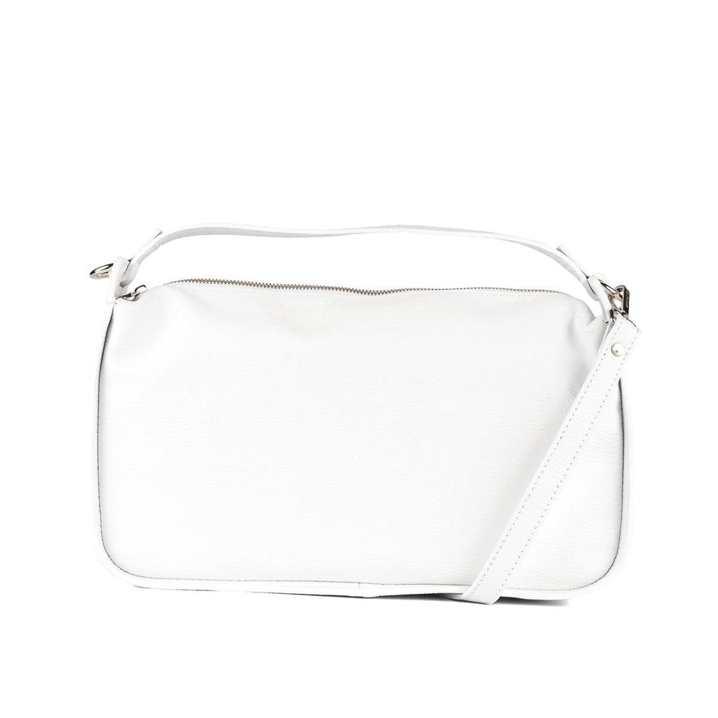 My Best Bag My Best Bag Berlin Bag In Grained Leather White