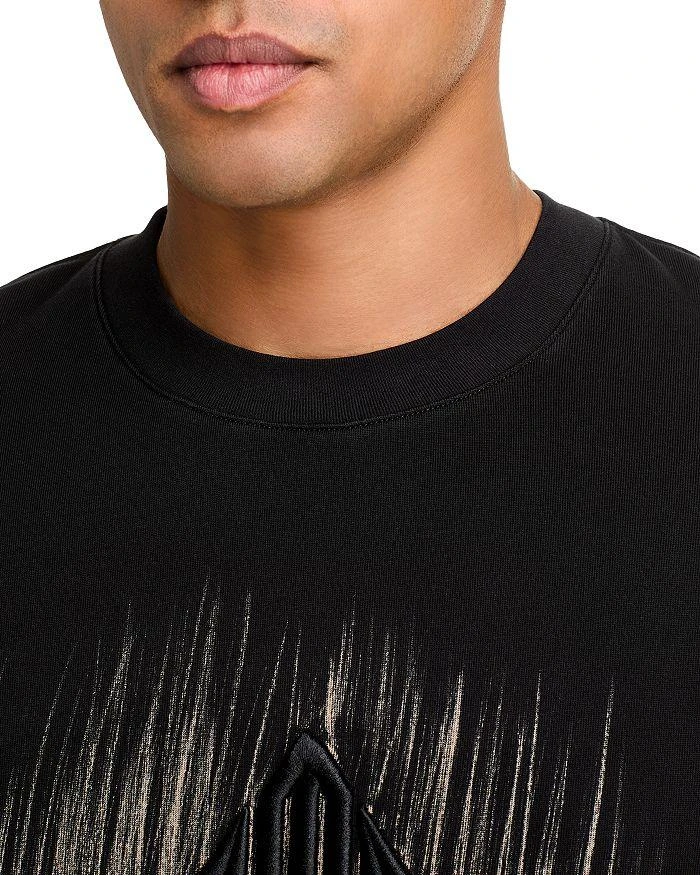 RTA Oversized Fit Colin Black Etched Monogram Tee 6
