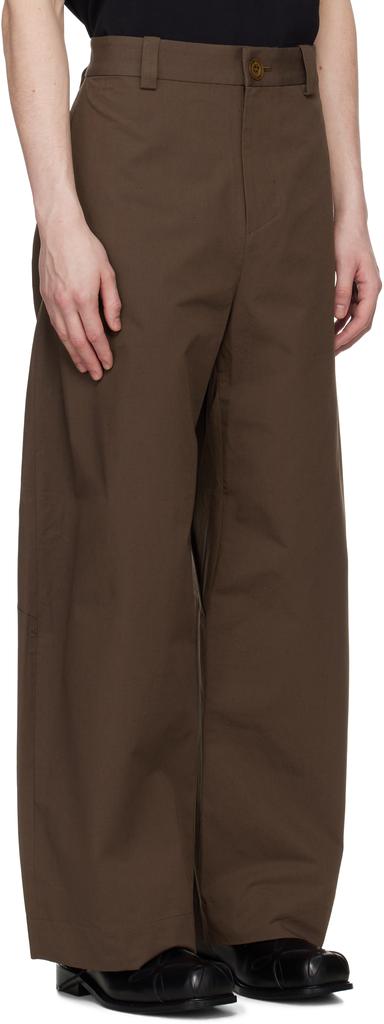 pet-tree-kor Brown Erosion Trousers