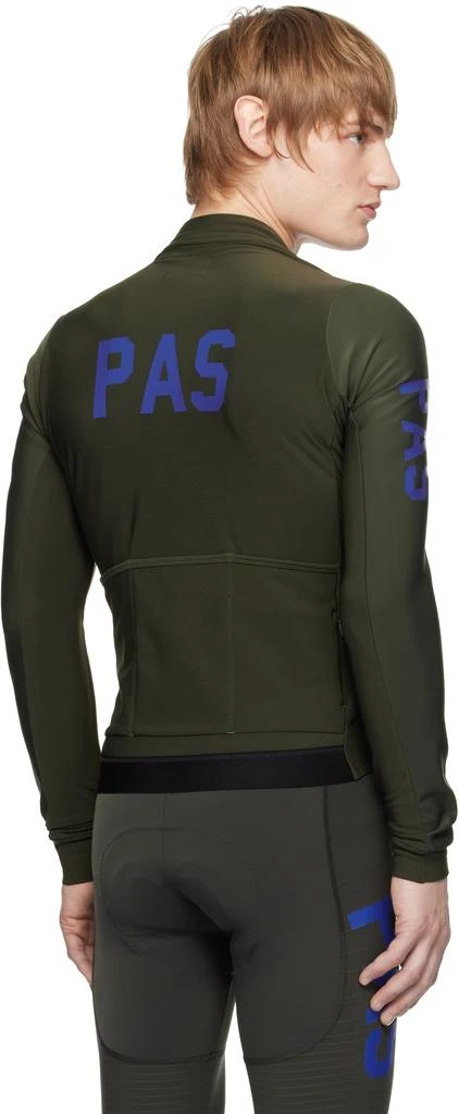 Pas Normal Studios Khaki 
PAS
 Mechanism Thermal Long Sleeve Cycling Top 3