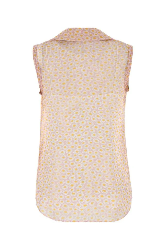 Gucci Gucci Printed Neck-Bow Sleeveless Top 2