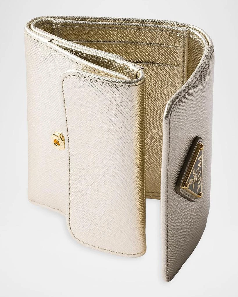 Prada Small Saffiano Leather Wallet 5