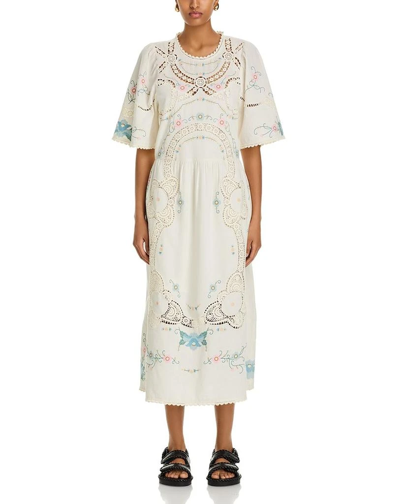 Sea Vesna Embroidered Midi Dress 7