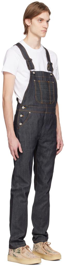 Naked & Famous Denim Indigo Weird Guy Overalls