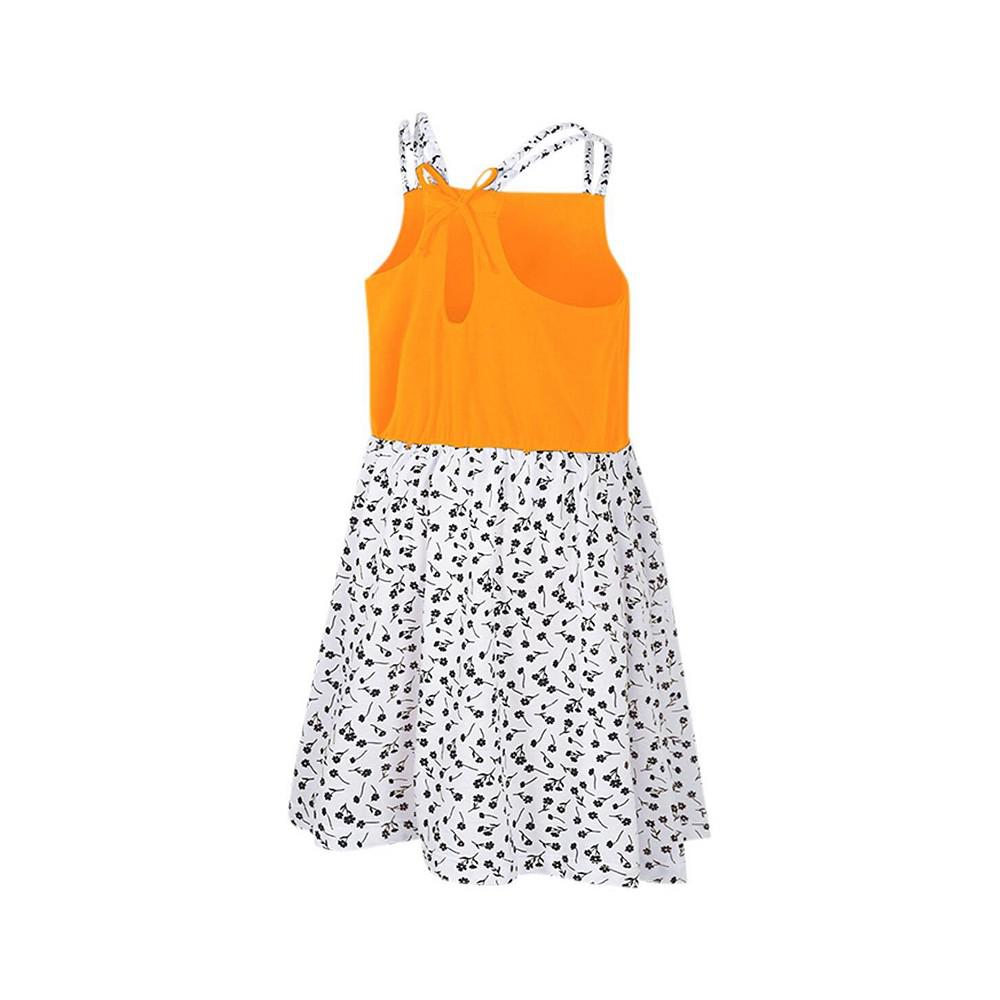 Colosseum Big Girls Tennessee Orange, White Tennessee Volunteers Robin Floral Dress