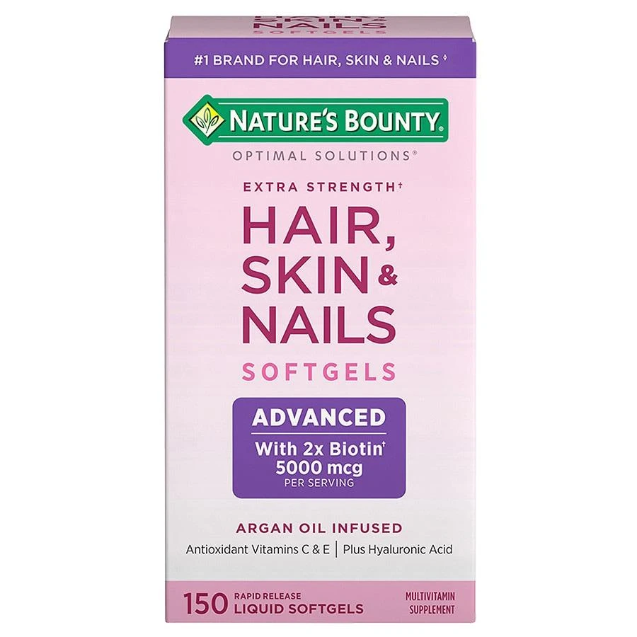 Nature's Bounty Extra Strength Hair, Skin & Nails Softgels 1