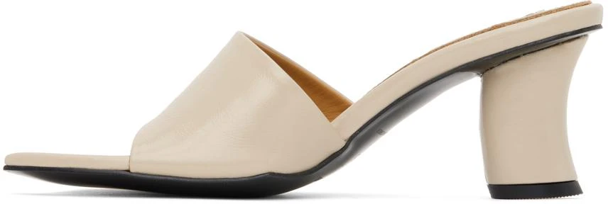 Reike Nen Beige Curvy Heeled Sandals 3