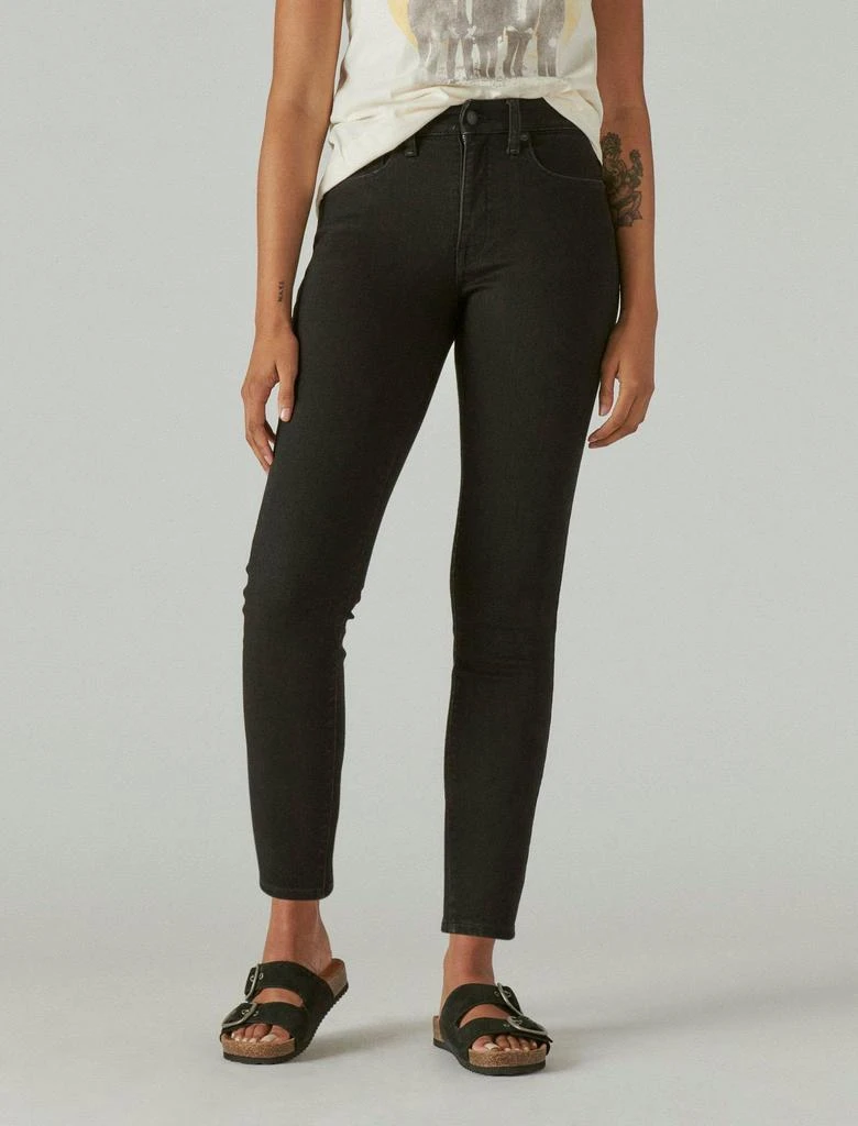 Lucky Brand Women's High Rise Curvy Skinny 4