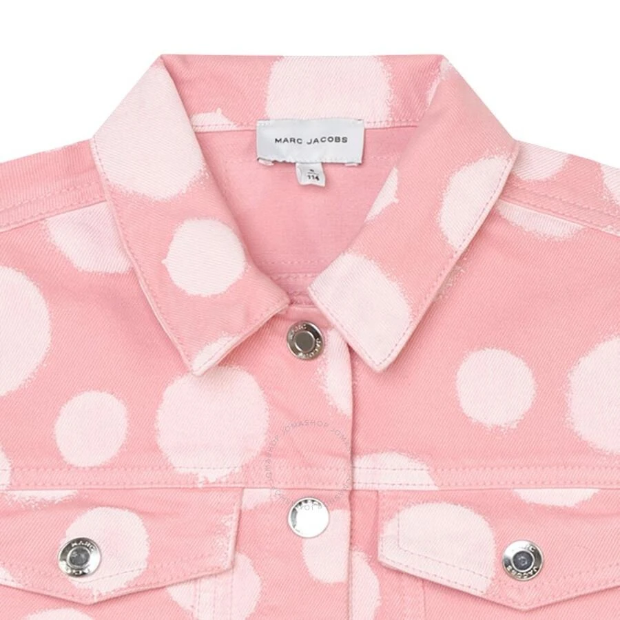 Marc Jacobs Girls Polka-Dot Cotton Denim Jacket 3