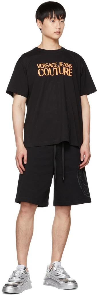 Versace Black Printed T-Shirt 4