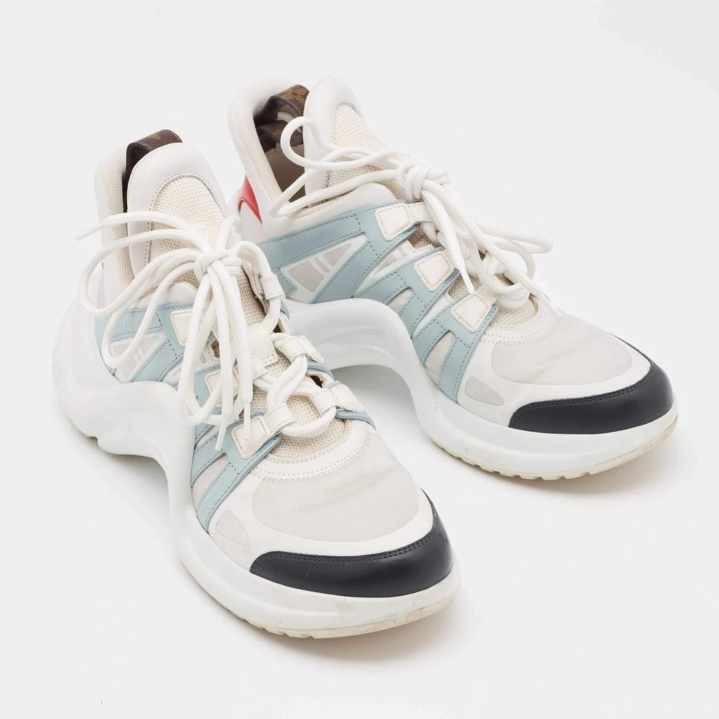 Louis Vuitton Louis Vuitton Multicolor Leather and Fabric Archlight Sneakers Size 39 4