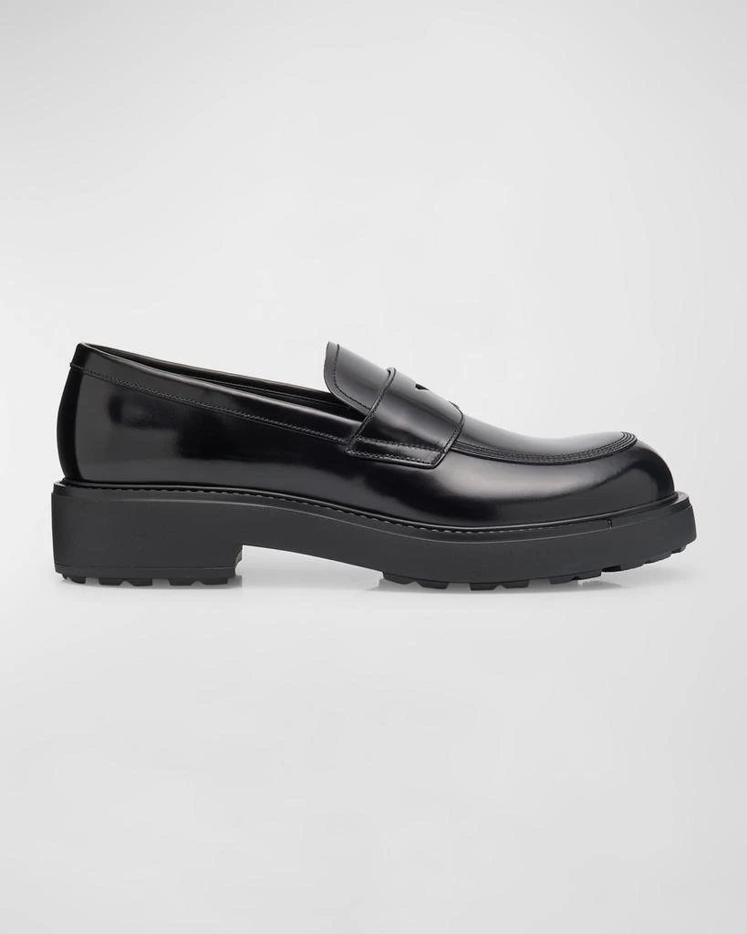 Prada Men
s Diapason Leather Penny Loafers 1