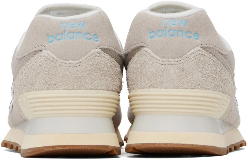 New Balance Gray & Blue 574 Sneakers 2