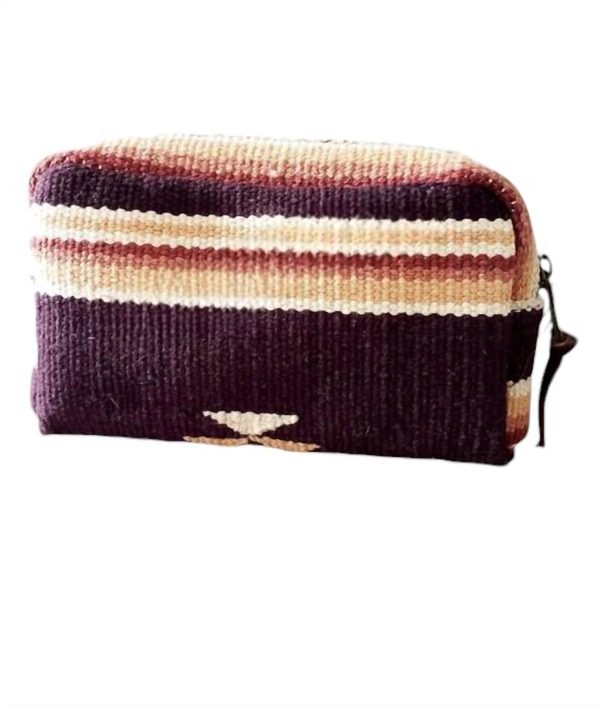 STS Ranchwear Women's Sioux Falls Cosmetic Bag In Brown/natural