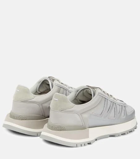 MAISON MARGIELA Leather-trimmed low-top sneakers 3