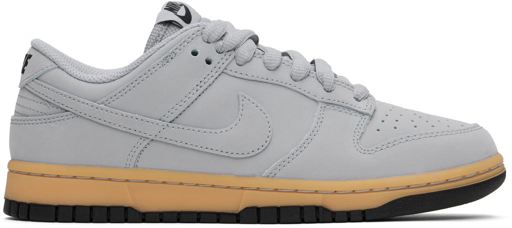 NIKE Gray Dunk Low Retro SE Sneakers