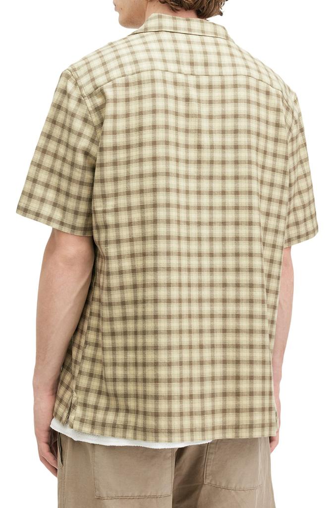 ALL SAINTS Zeke Plaid Cotton Button-Up Shirt