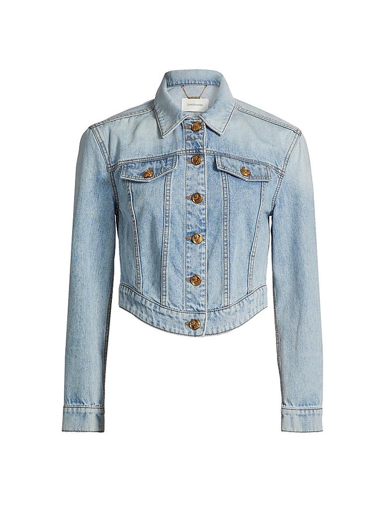 【Zimmermann】Raie cropped denim jacket Zimmermann Raie cropped denim jacket Zimmermann