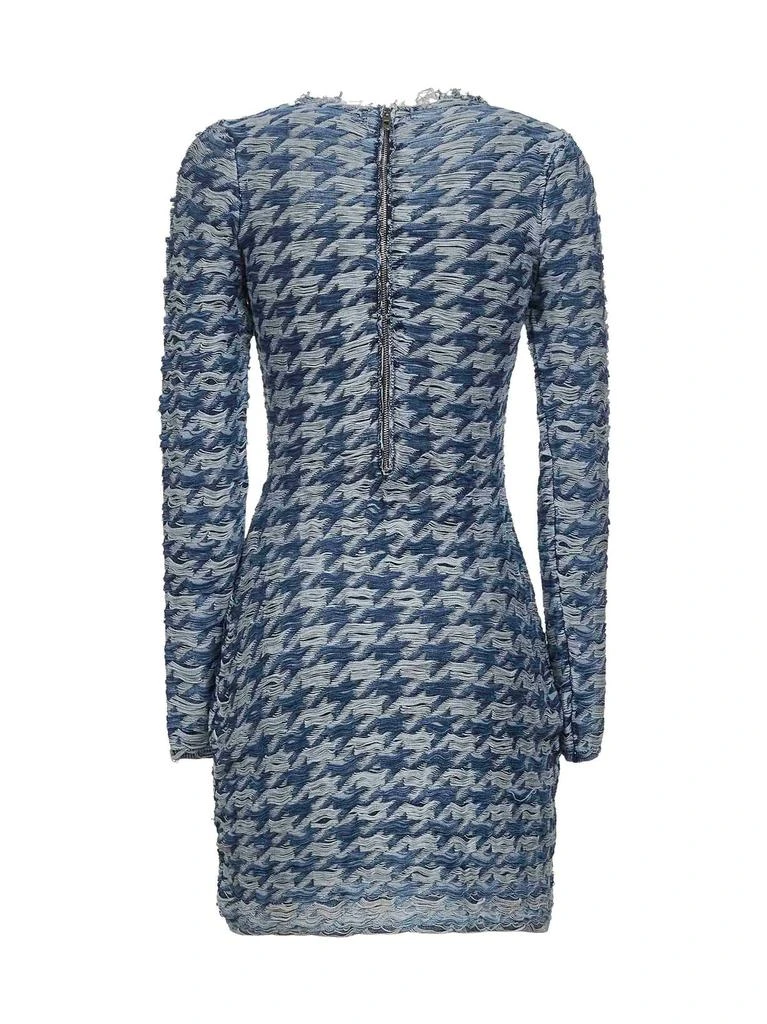 DIESEL | Light blue houndstooth denim M-Halma minidress | Women | S  On  Sale Now with Up to 41% Off | Discover Exclusive Deals & Savings at  BeyondStyle  Authentic Diesel