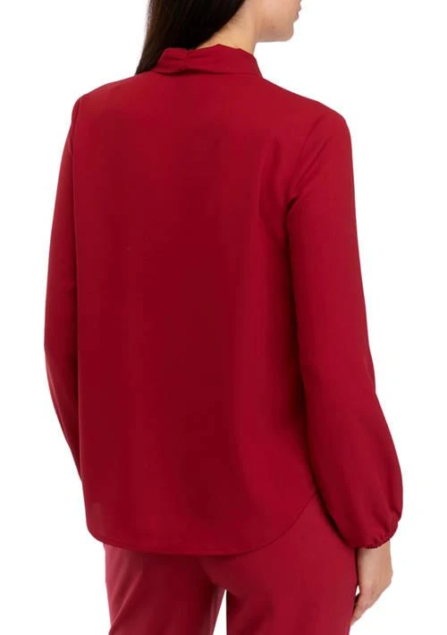 THE LIMITED Limited Womens Tie Neck Top 2