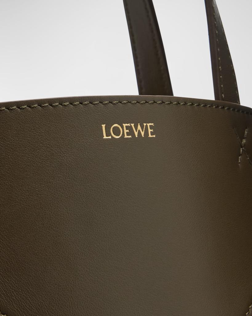 Shiny Calf ☆LOEWE☆ PUZZLE Fold ミニ トート BLACK♪ Mini Puzzle Fold tote in shiny calfskin Black - LOEWE