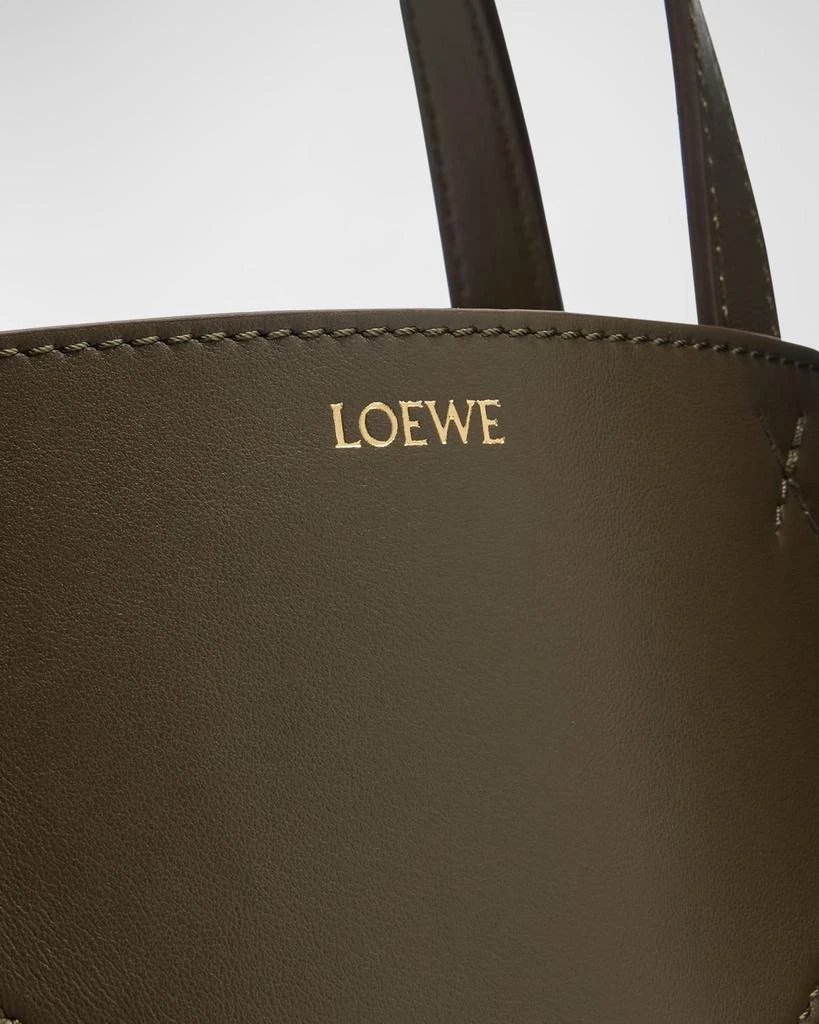 Loewe Puzzle Fold Mini Tote Bag in Shiny Leather 6