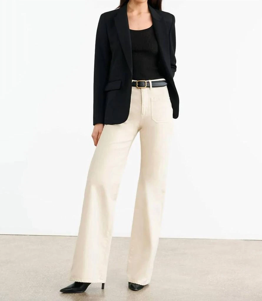 Nili Lotan Nili Lotan - Florence High-rise Flare Leg Pant 4