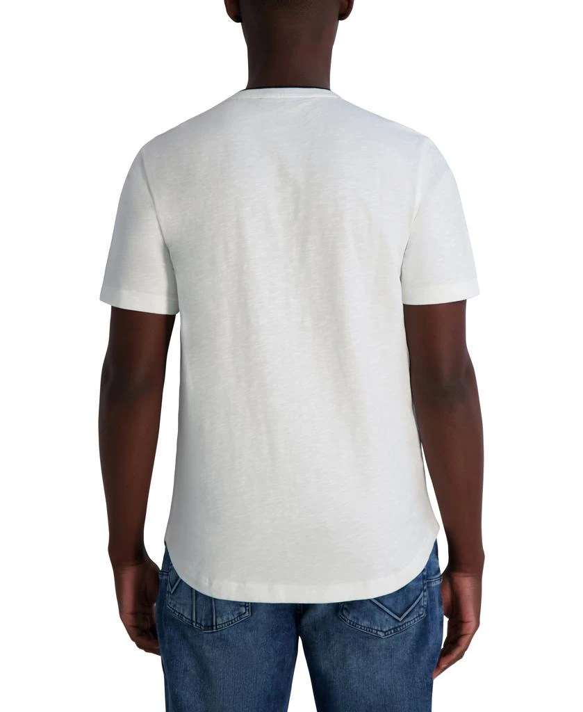 Karl Lagerfeld Paris KARL LOGO PLATE HENLEY TEE 2