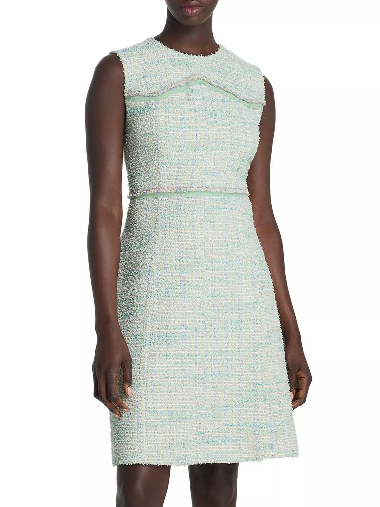 St. John Eyelash Tweed Minidress 3