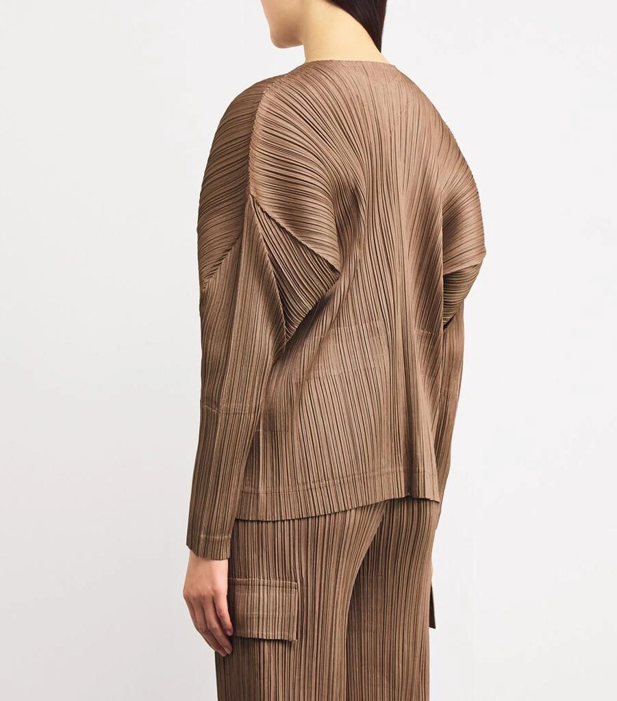 Pleats Please Forward 4 Zip-Up Jacket 4
