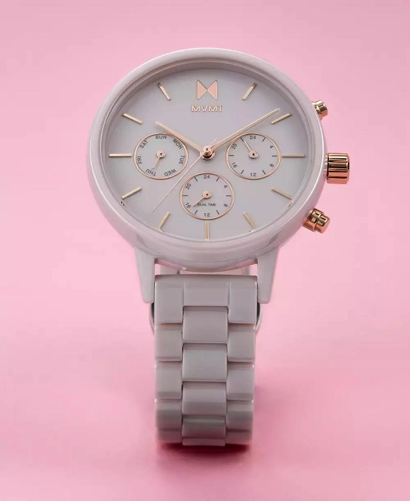 MVMT Women's Nova Ceramic Blush Ceramic Bracelet Watch 38mm 4