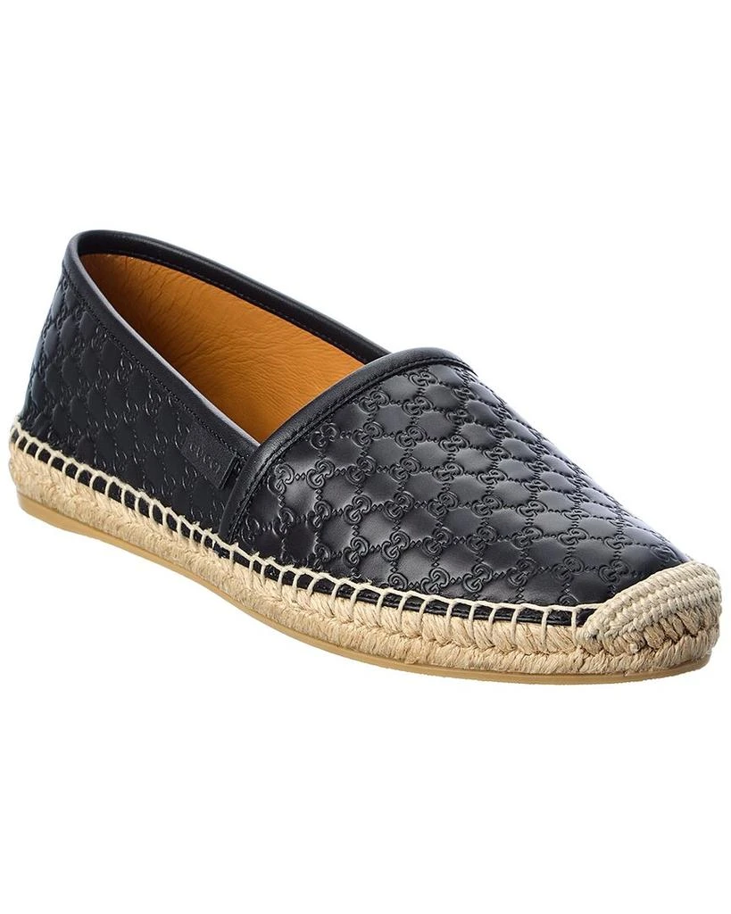 Gucci GG Leather Espadrille 1