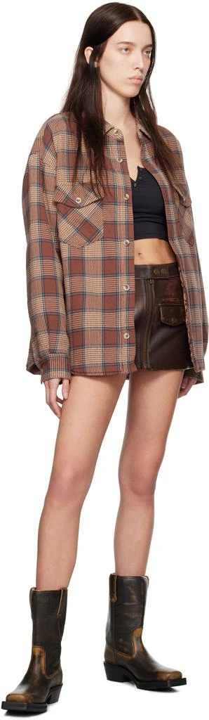 GUESS USA Red Padded Flannel Overshirt 4