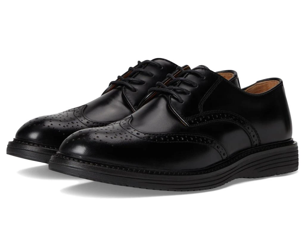 Johnston & Murphy Men’s Size 10.0 Sutton Embossed Cap Toe Black Leather Oxfords Johnston & Murphy Men main image 2