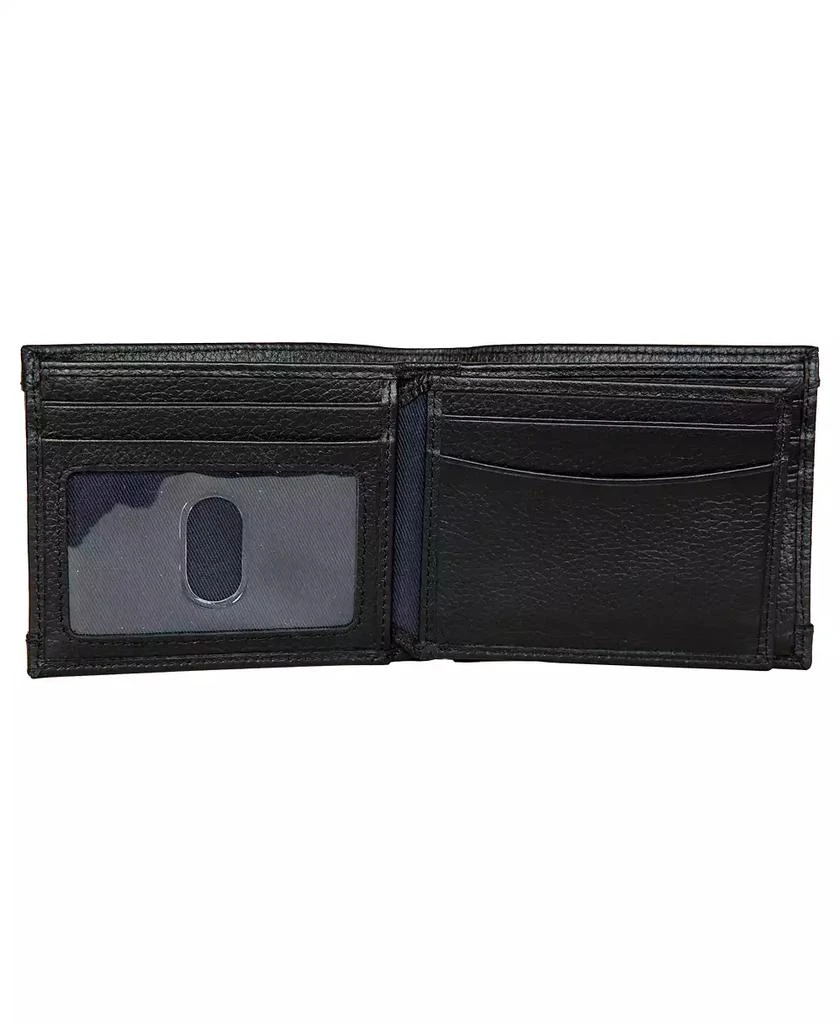 Nautica Men's Logo Rubber Leather Bifold Wallet 3
