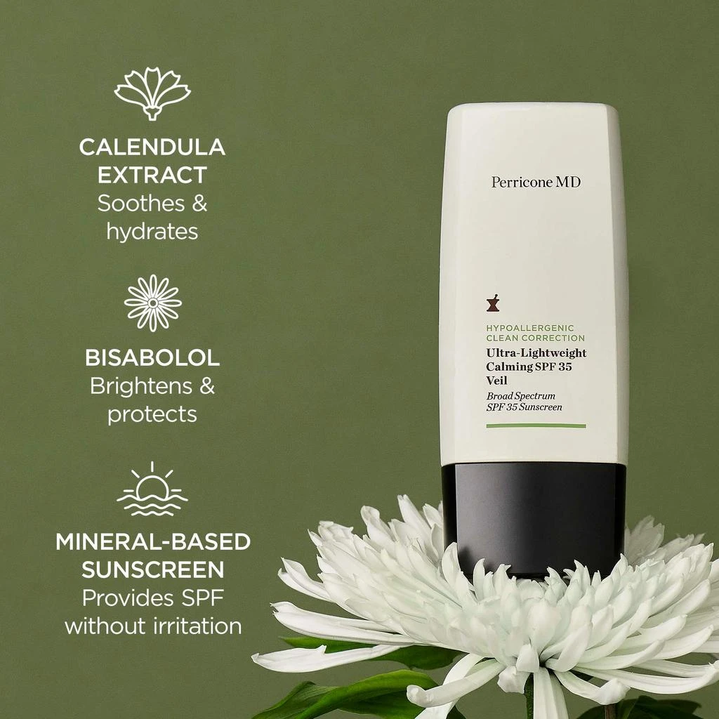 Perricone MD Hypoallergenic Clean Correction Ultra-Lightweight Calming Veil Broad Spectrum SPF 35 3