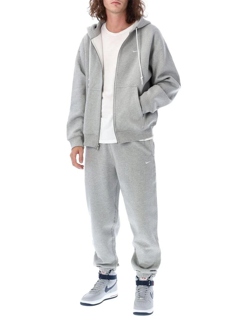 NIKE Nike Solo Swoosh Zip-Up Drawstring Hoodie 4