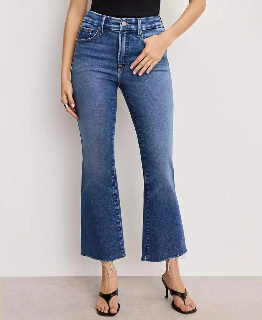 Good American Women's Soft Tech Good Legs Cropped Jeans 6