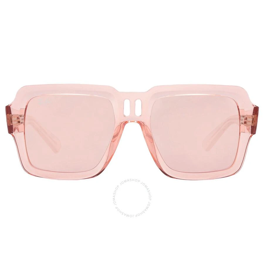 Ray-Ban Magellan Bio Based Pink Mirror Square Unisex Sunglasses RB4408 67286X 54 1