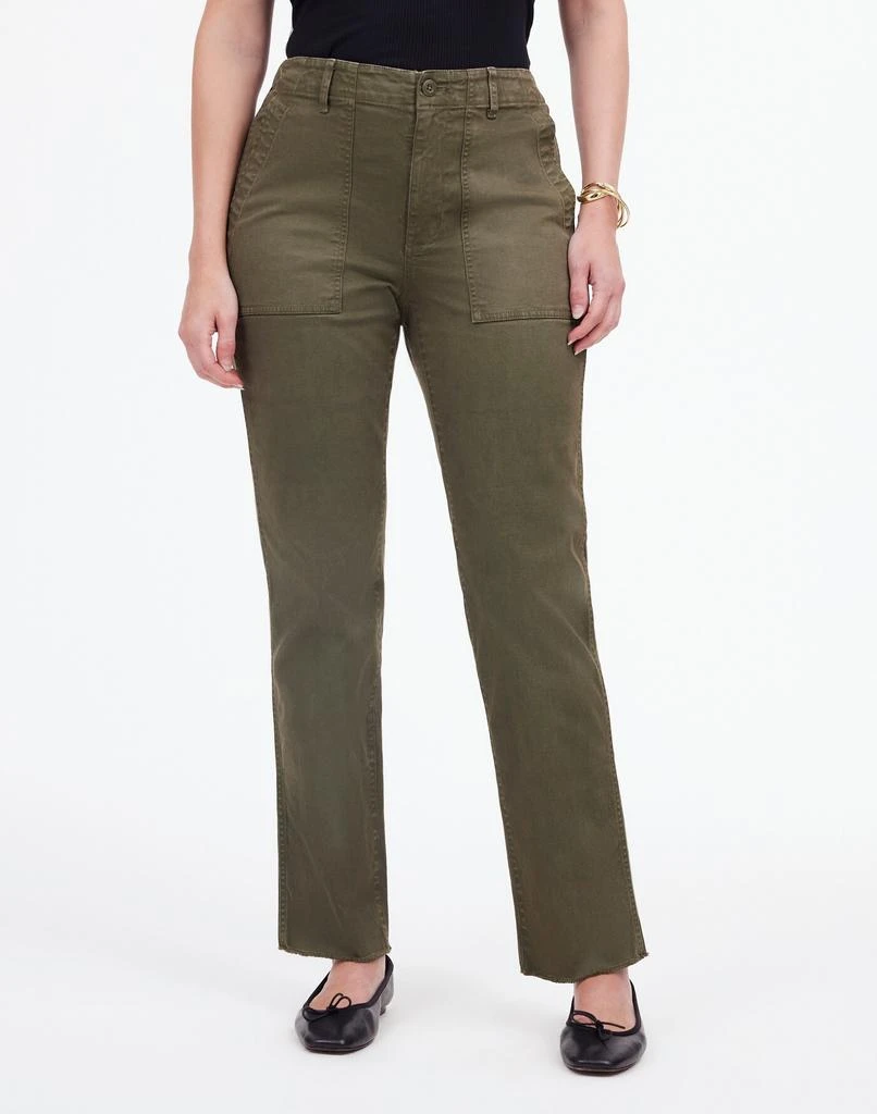 Madewell The Slim Straight Utility Pant in Garment Dye 2