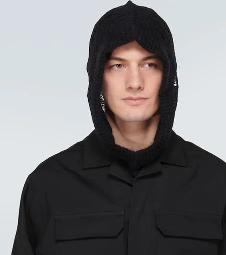 Rick Owens Distressed ski mask 2