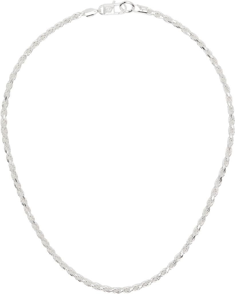 Tom Wood Silver Thick Rolo Chain Necklace - JEWELRY