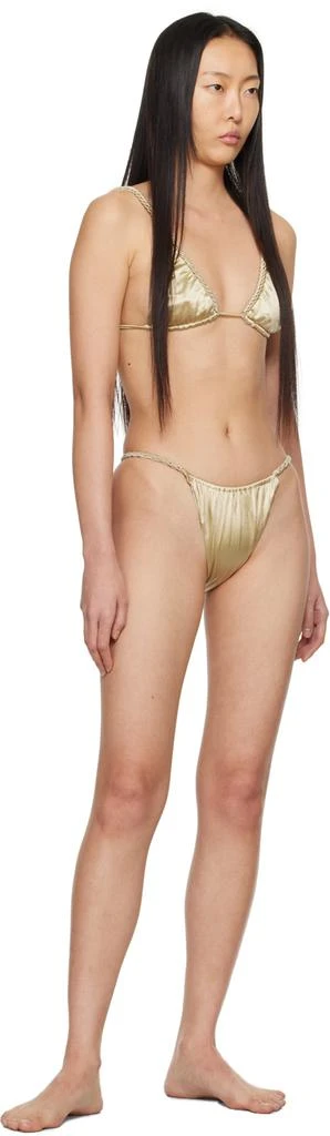 Isa Boulder SSENSE Exclusive Gold & Silver Chain Reversible Bikini 4