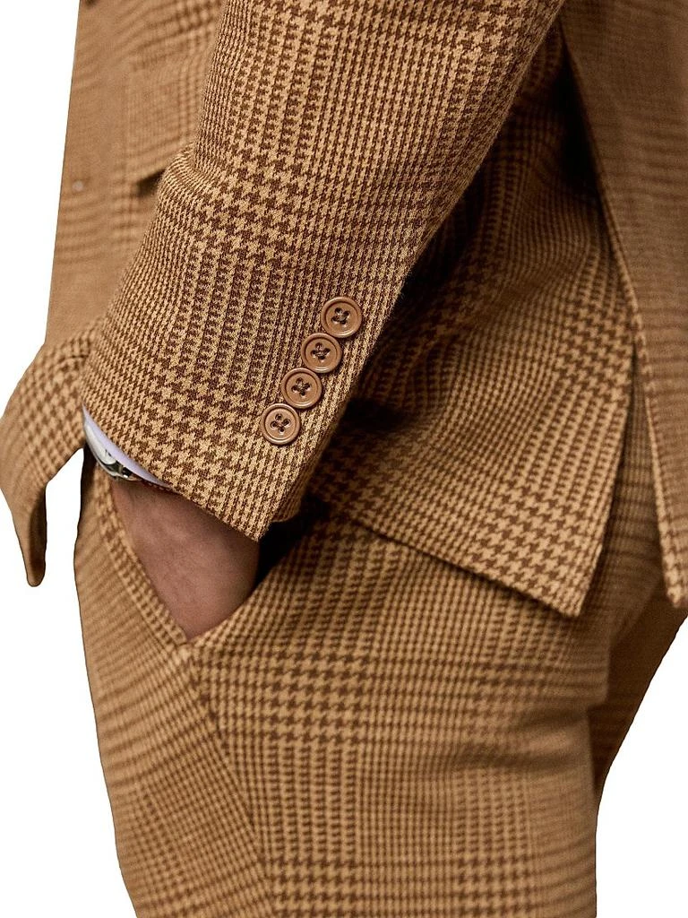 Ralph Lauren Hadley Hand-Tailored Plaid Jersey Jacket 8